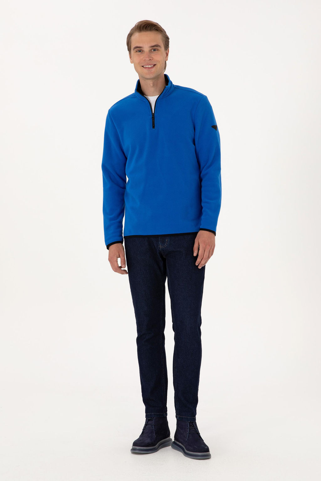 Erkek Koyu Mavi Basic Sweatshirt Sepette S_rpriz _ndirim - U.s. polo assn фото 4