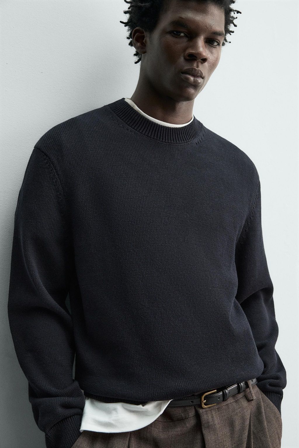 REGULAR FIT COTTON JUMPER - Zara фото 5