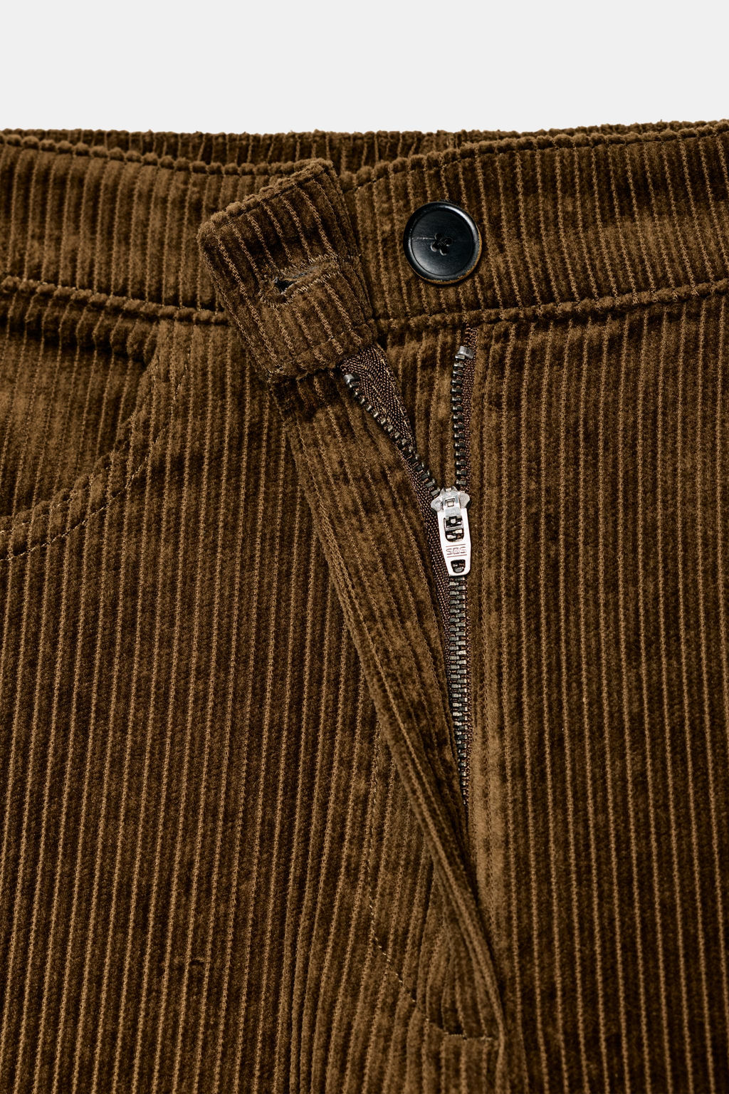 ZW COLLECTION WIDE-LEG CORDUROY TROUSERS - Zara фото 10