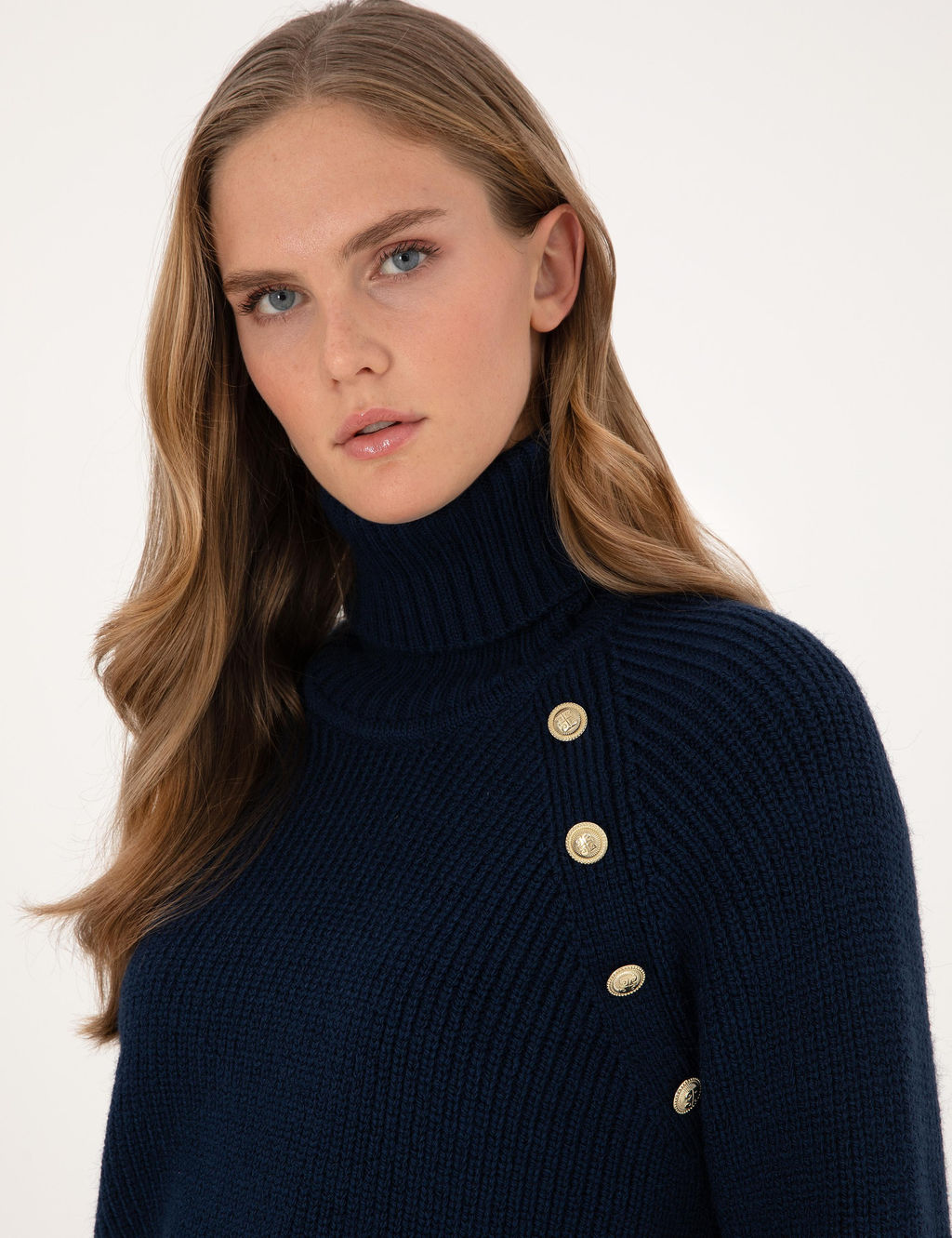 Lacivert Comfort Fit Kazak - Pierre cardin фото 2