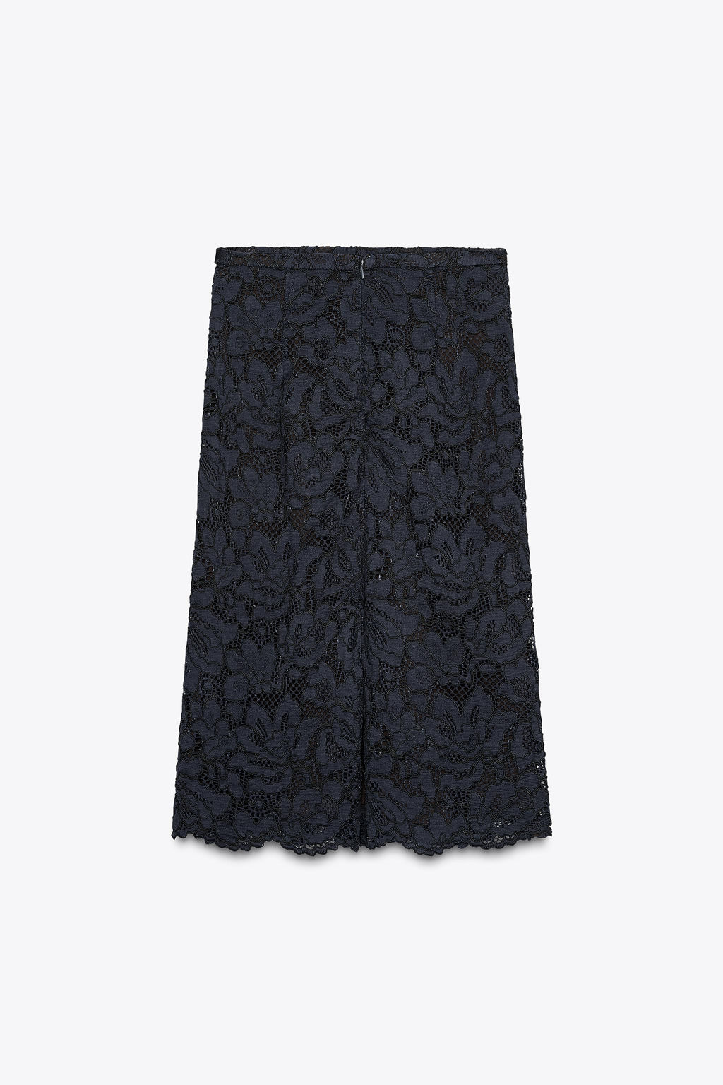 ZW COLLECTION LACE MIDI SKIRT - Zara фото 17