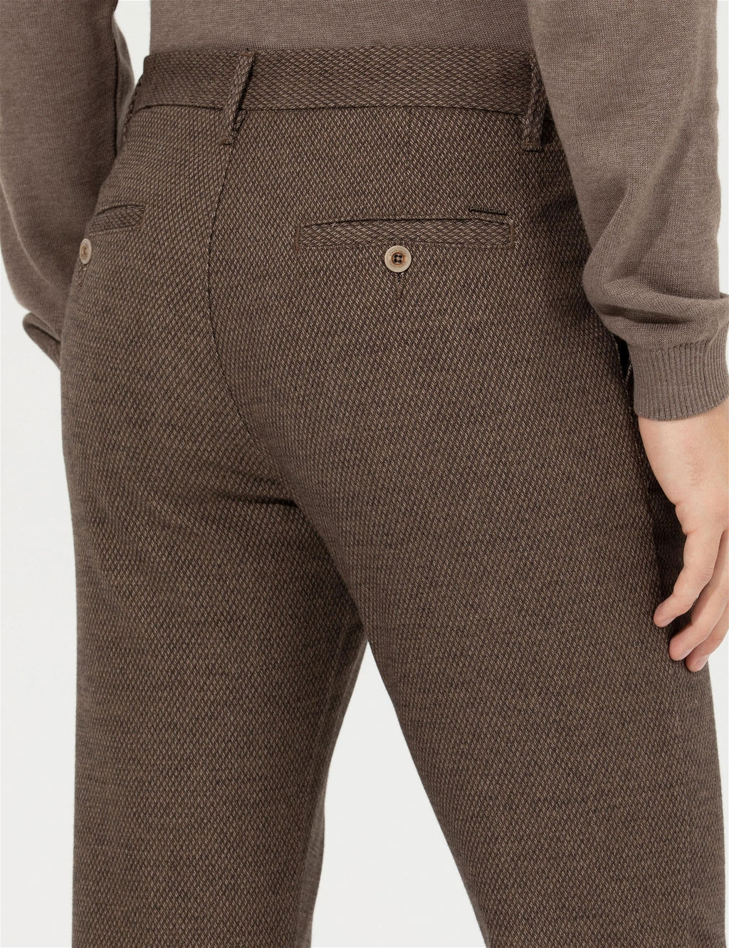 Vizon Slim Fit Kanvas Pantolon - Pierre cardin фото 7