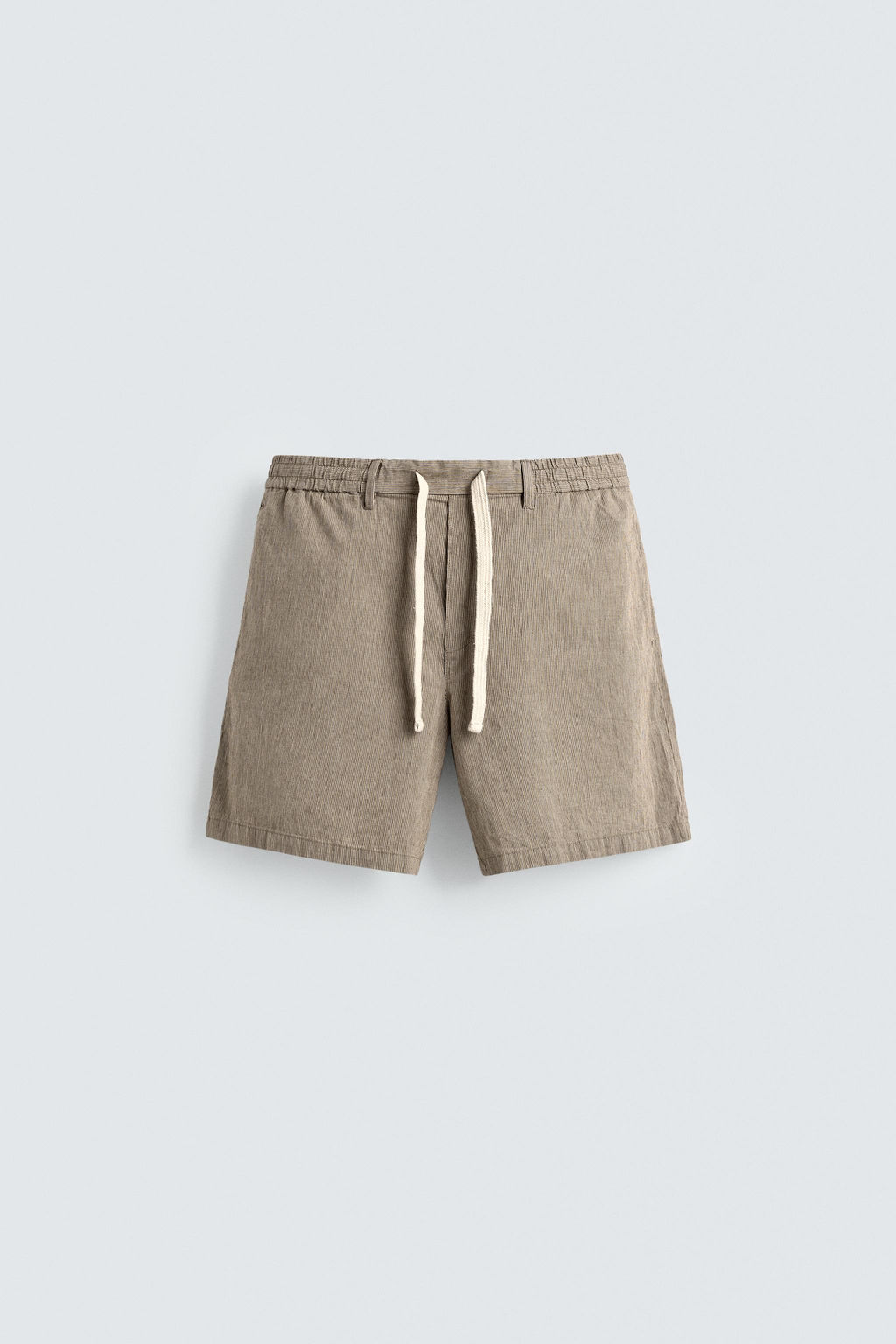 BERMUDA RELAXED FIT ALGOD?N - LINO / Marr?n - Zara фото 6