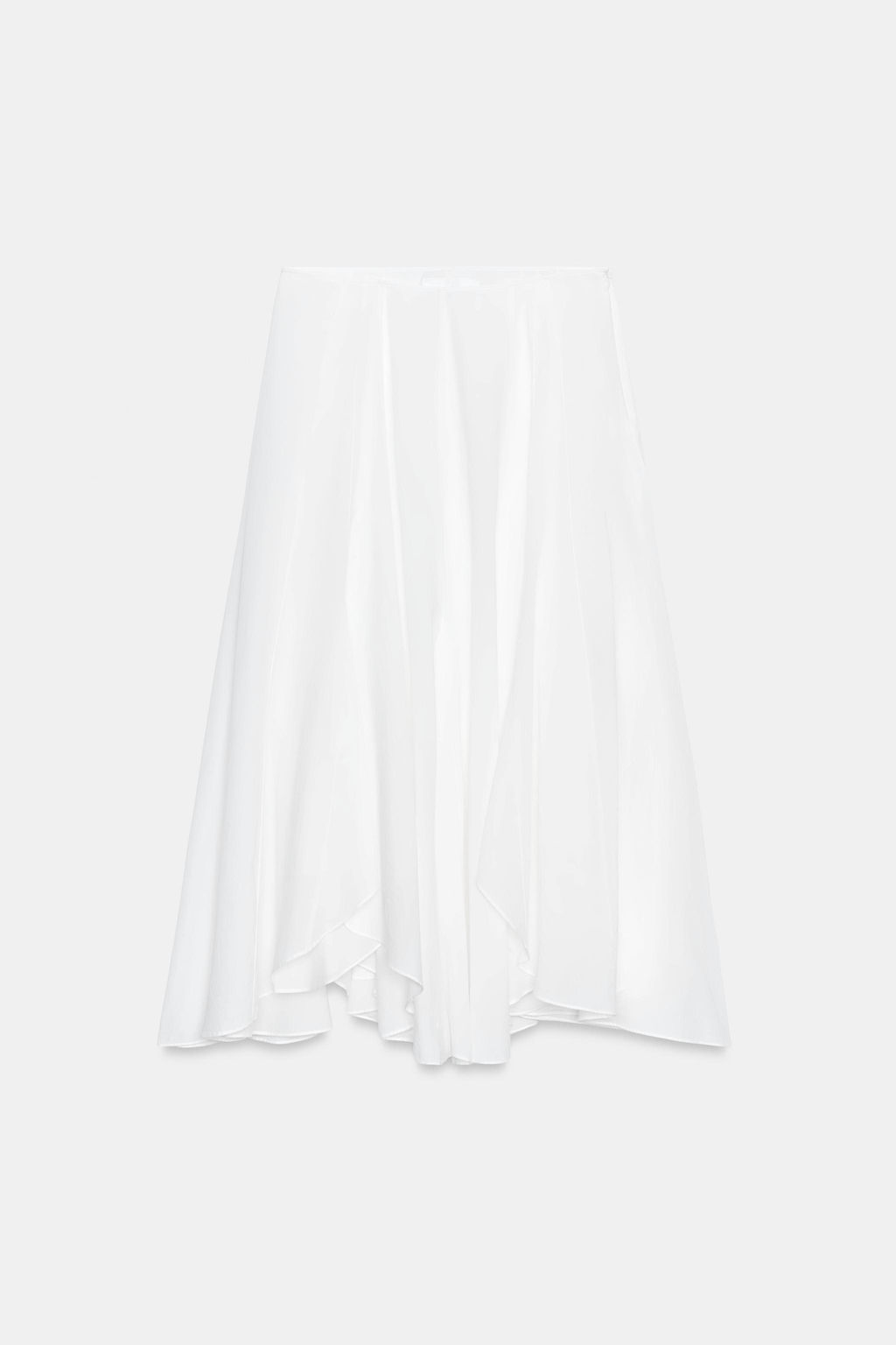 FALDA FLUIDA ASIM?TRICA ZW COLLECTION / Blanco - Zara фото 7