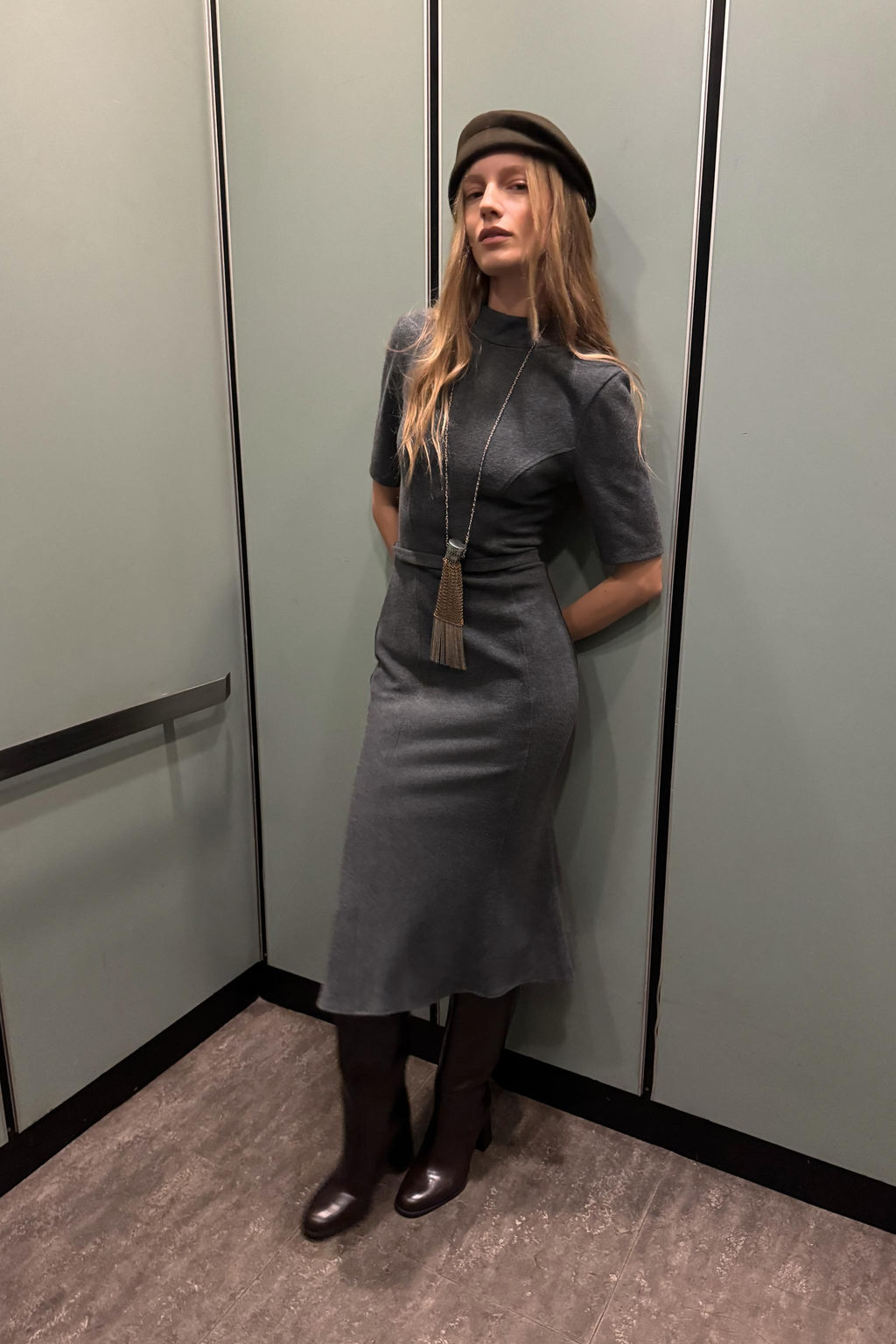 SOFT DRESS WITH BELT - Zara фото 7