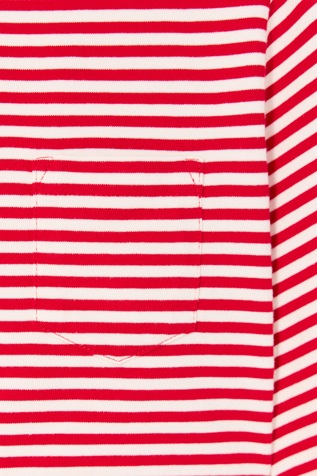 LIMITED EDITION STRIPED CROPPED T-SHIRT WITH POCKET - Zara фото 8