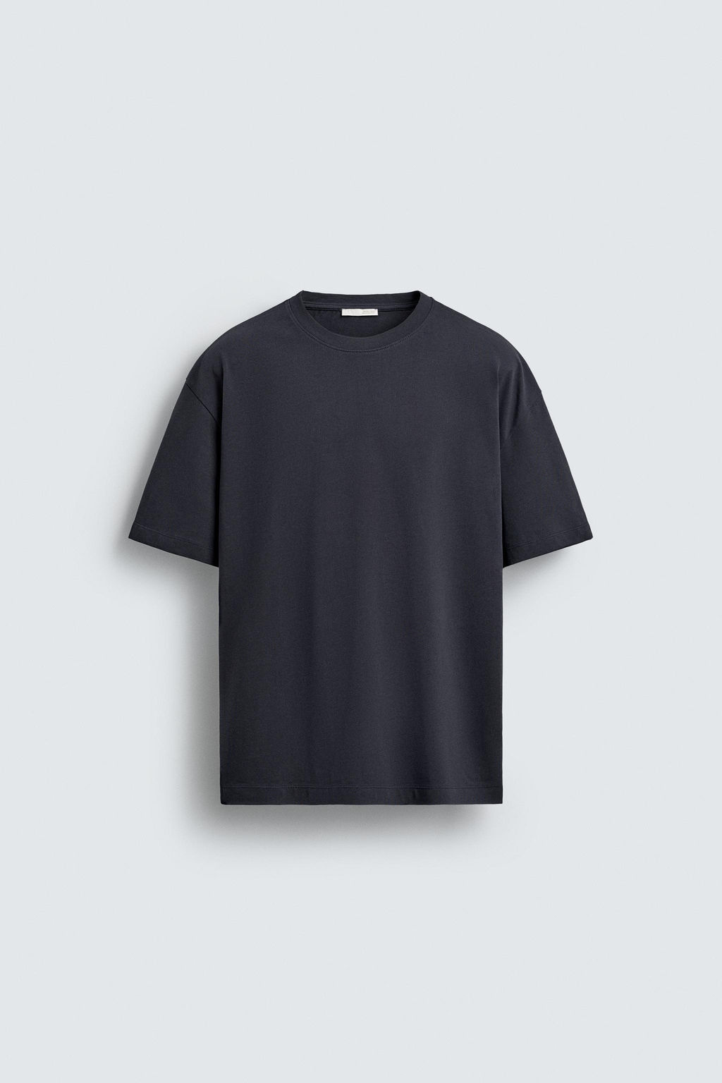 CAMISETA HEAVYWEIGHT B?SICA / Azul - Zara фото 6
