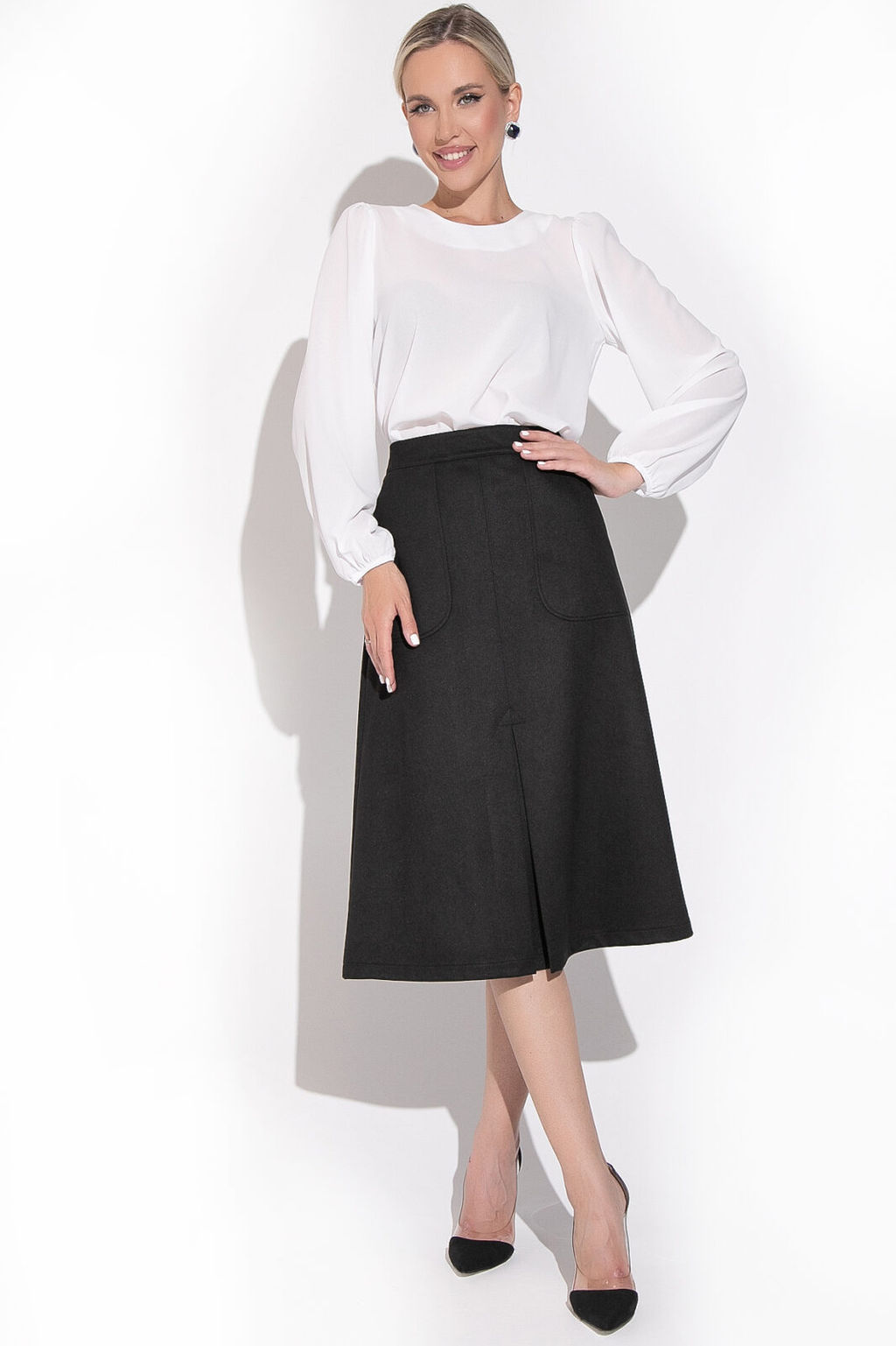 Юбка Алисия (чёрный) - Эльза фото 3