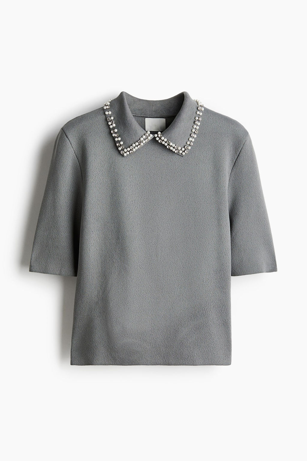 Top de punto con cuello decorativo - H&m фото 5