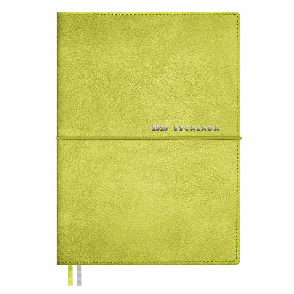 Ежедневник датированный 2026 ESCALADA, А6+, 128 л., арт. 70313/ 20 ШЕВРЕТ ОЛИВКОВЫЙ