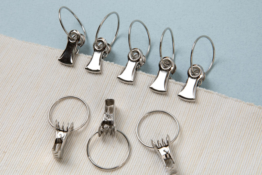 Фурнитура BLITZ зажим металл с кольцом CL-008 20 шт под золото