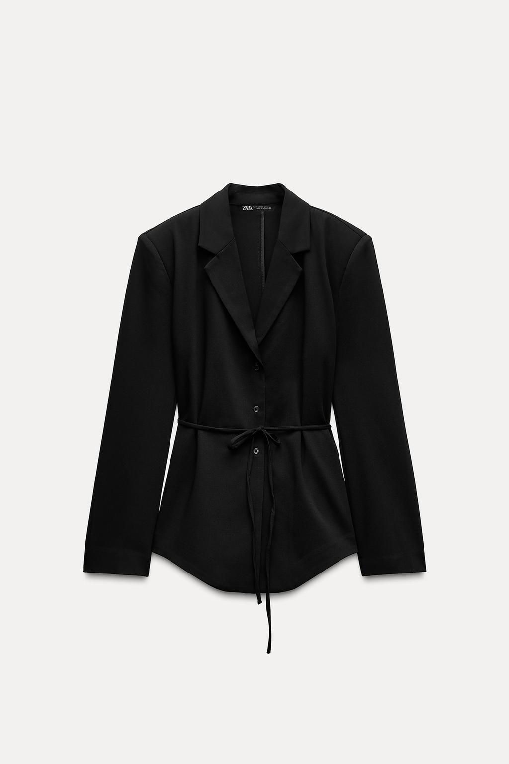 BLAZER WITH BELT - Zara фото 4