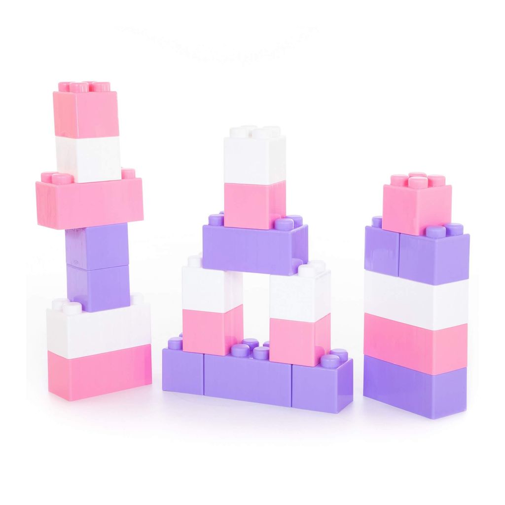 Конструктор строительный XXL, 24 элемента (v2) + соединитель (24 элемента) - Полесье фото 4