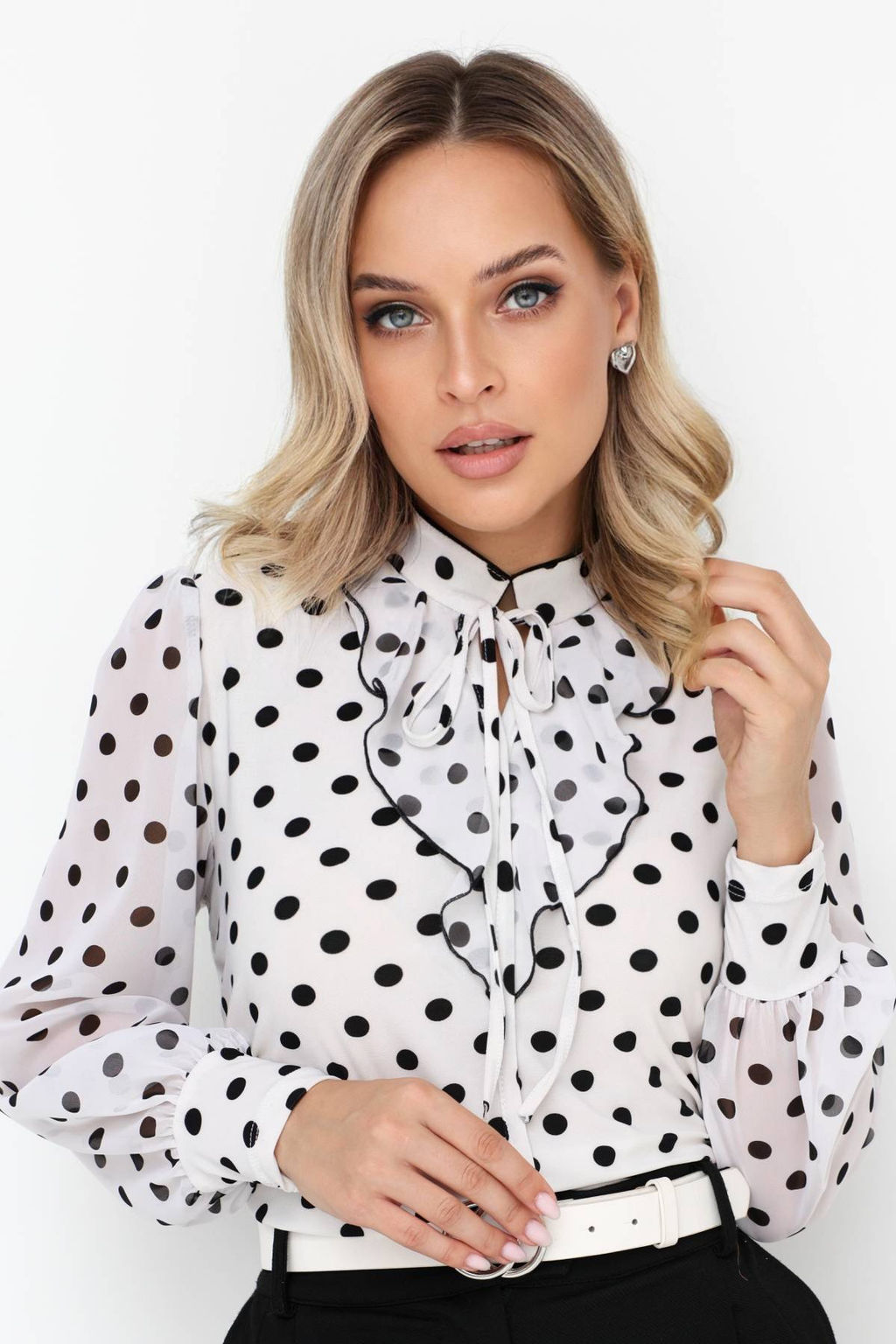 Блузка женская 7080/01/Молочный - Rise фото 3