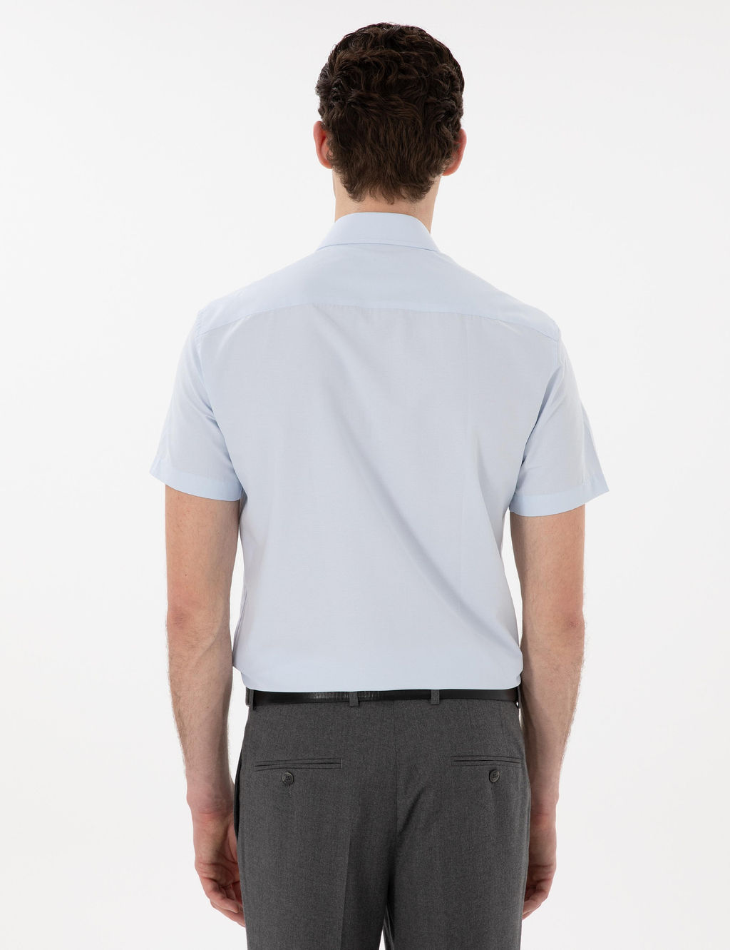A__k Mavi Basic Regular Fit K_sa Kollu Cepli G_mlek