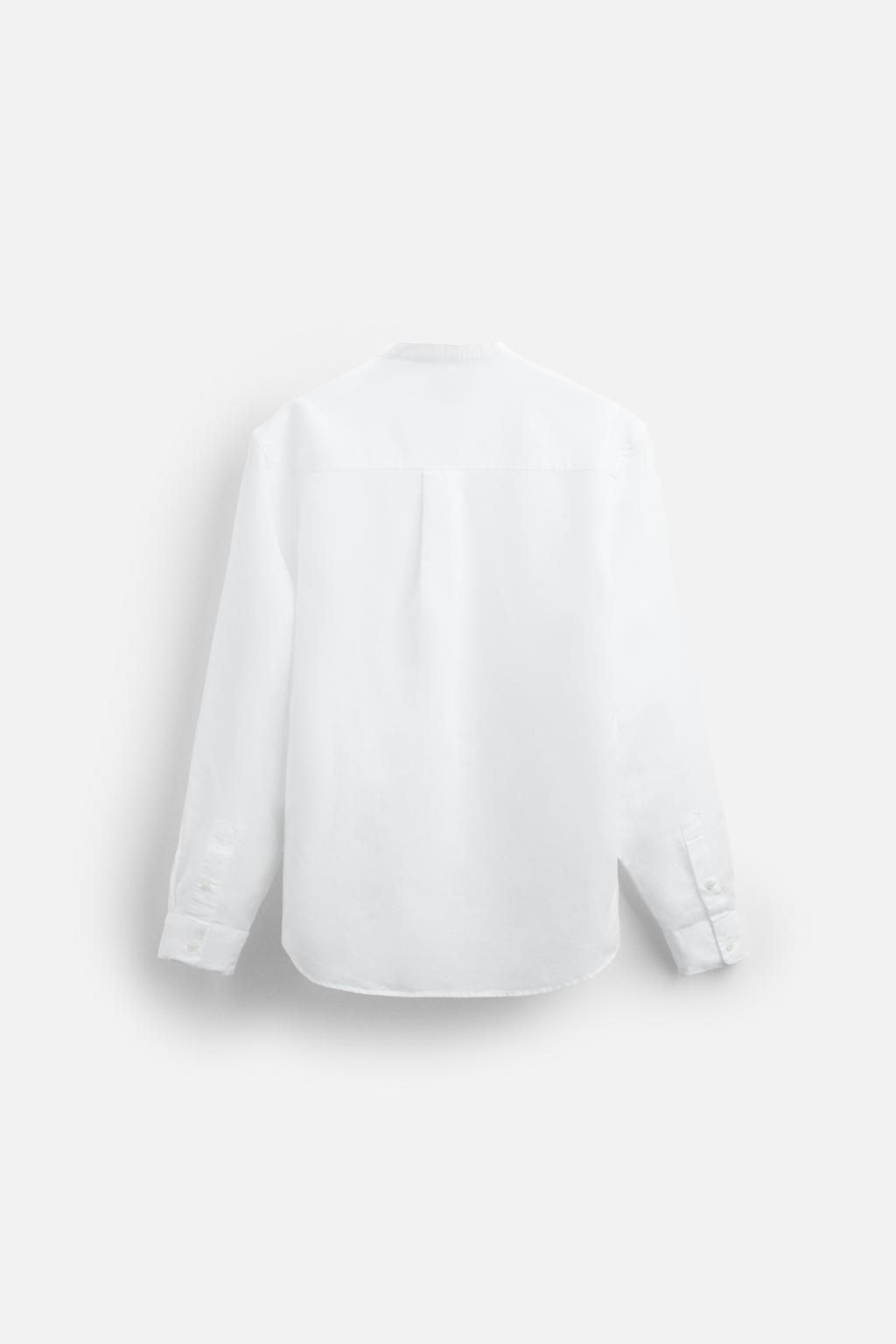 PAMUKLU KETEN GOMLEK - Zara фото 21