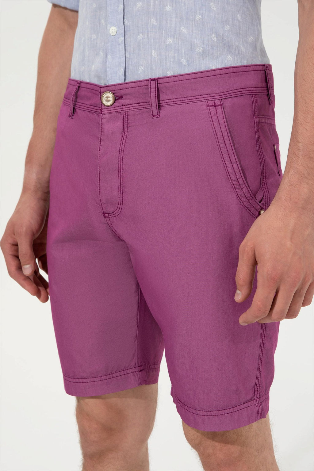 U. S. Polo Assn Мужские фиолетовые тканые шорты - U.s. polo assn фото 13