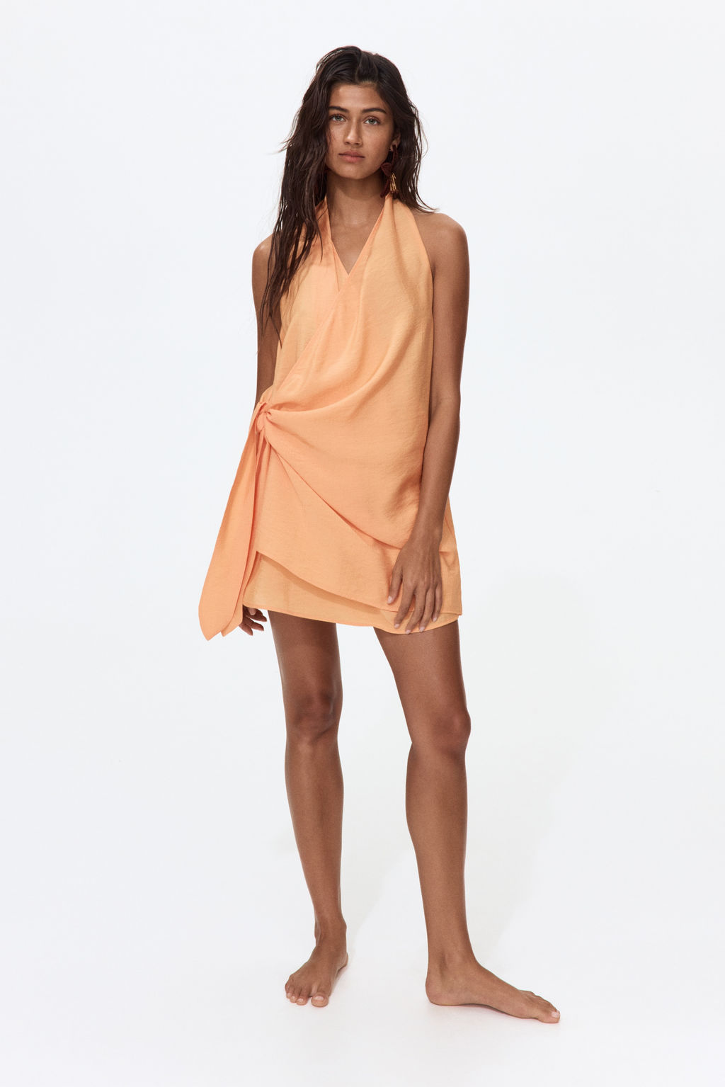 Vestido playero halter cruzado - H&m фото 6