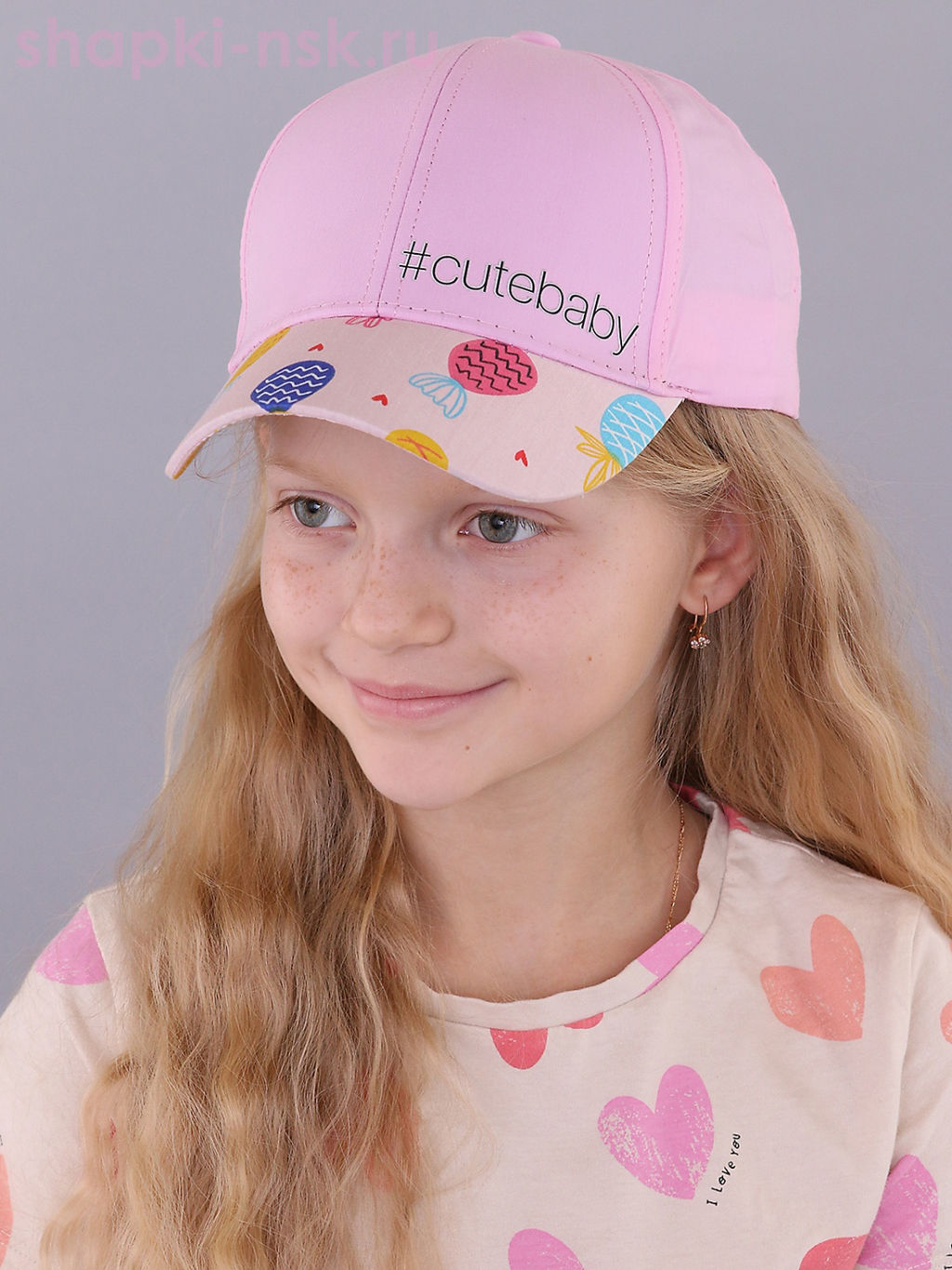 381-BS Бейсболка для девочки (52-54)