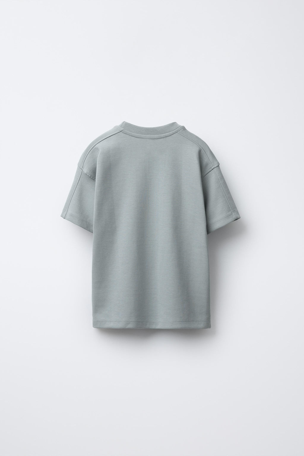 LABEL INTERLOCK T-SHIRT AND BERMUDA SHORTS SET - Zara фото 3