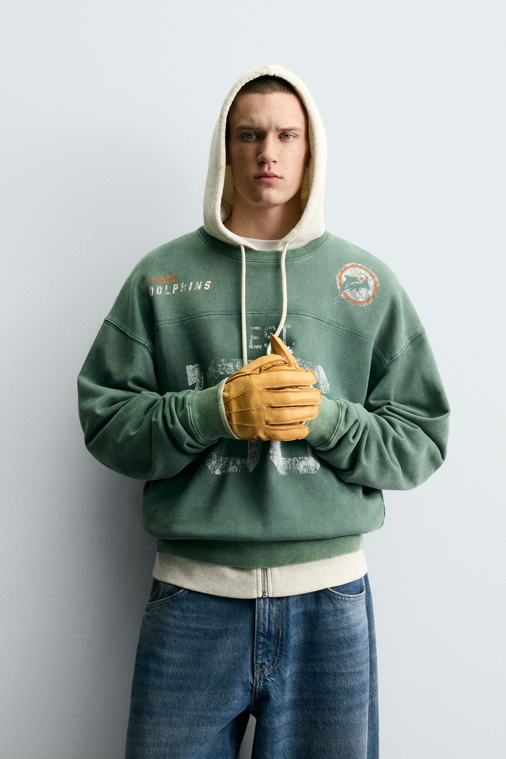 NFL MIAMI DOLPHINS CREWNECK SWEATSHIRT - Zara фото 2