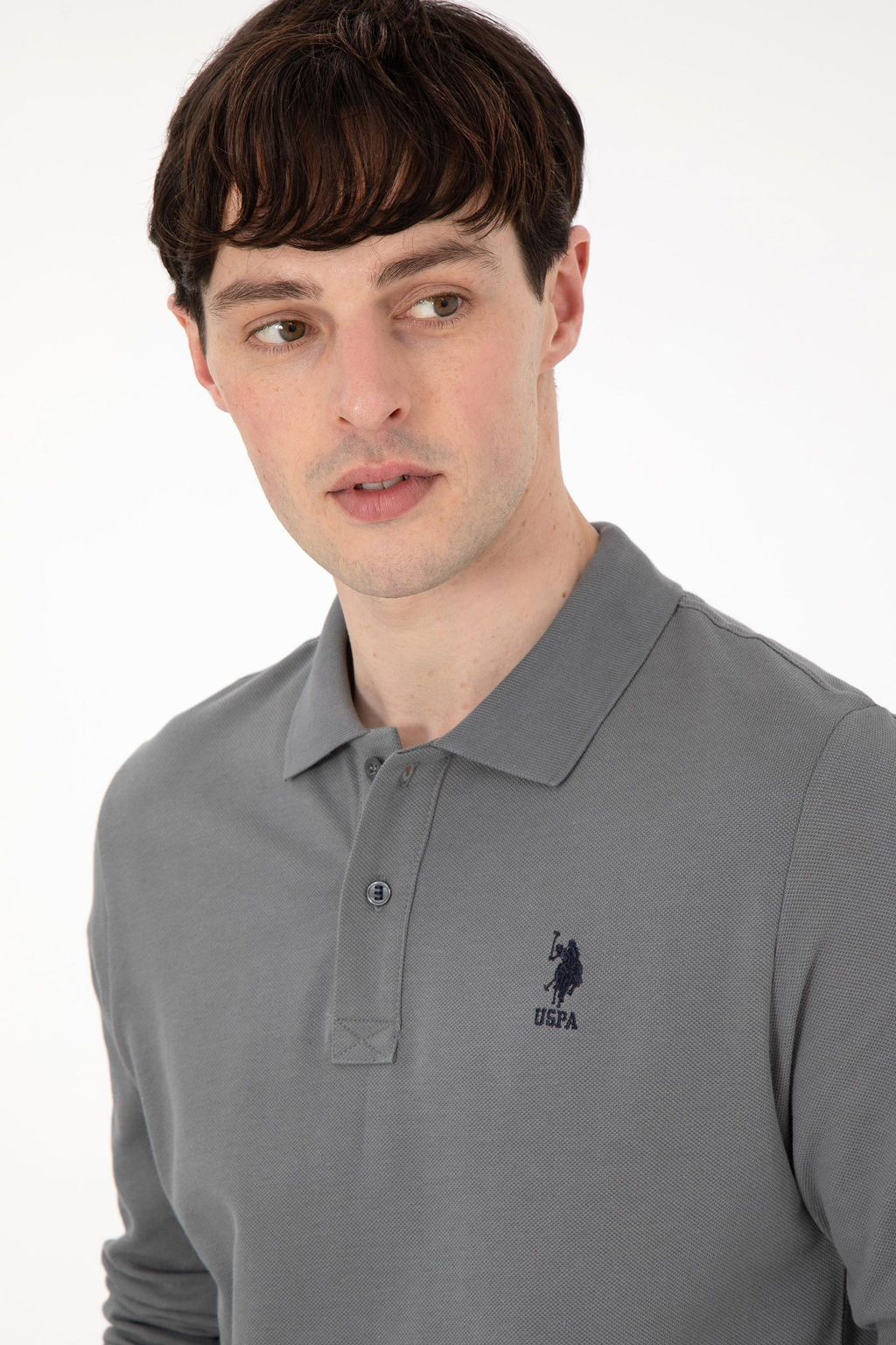 Мужской серый базовый свитшот Неожиданная скидка в корзине - U.s. polo assn фото 9