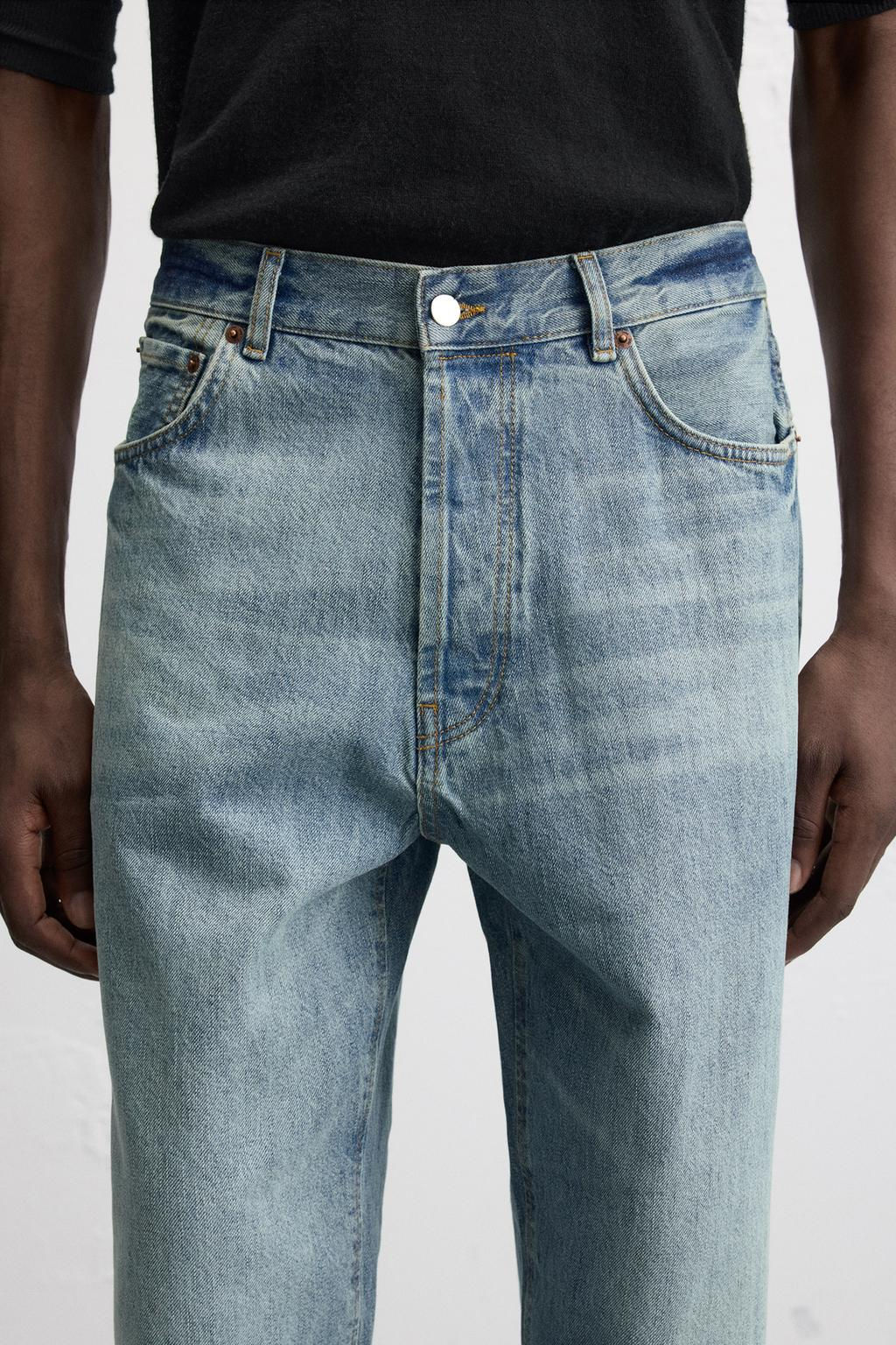 RELAXED STRAIGHT-LEG JEANS - Zara фото 18