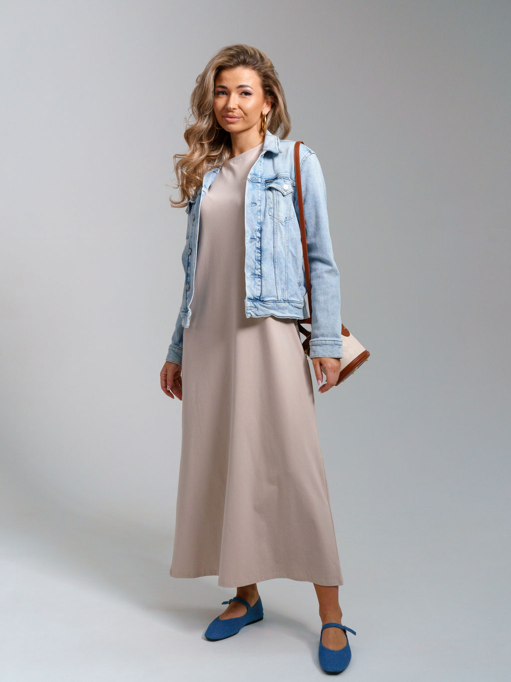 968 Платье "Бежевый"