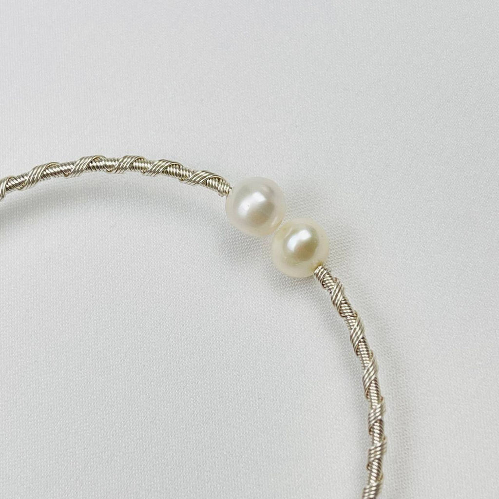 Браслет регулируемый с речным Жемчугом - Радуга самоцветов фото 4