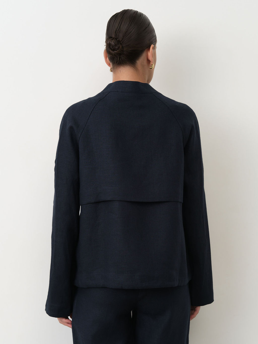 Жакет женский КЛ-7725-ИЛ23 тёмно-синий