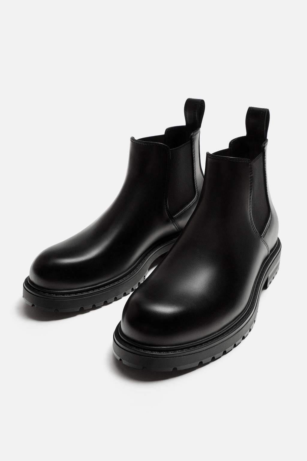CHELSEA BOOTS WITH TRACK SOLE - Zara фото 6