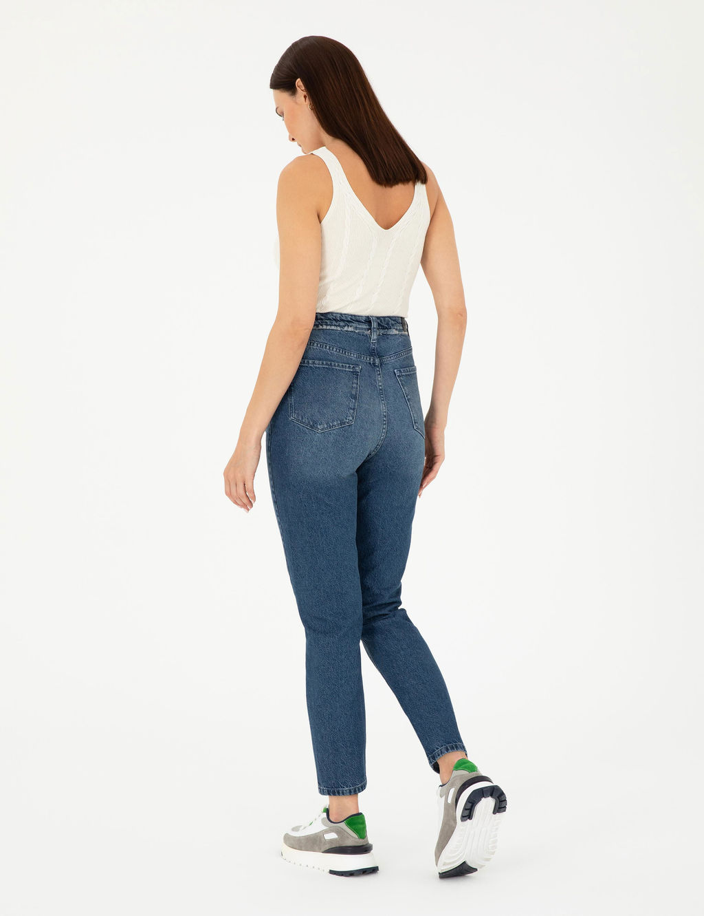 A__k Mavi Mom High Waist Fit Jean Pantolon