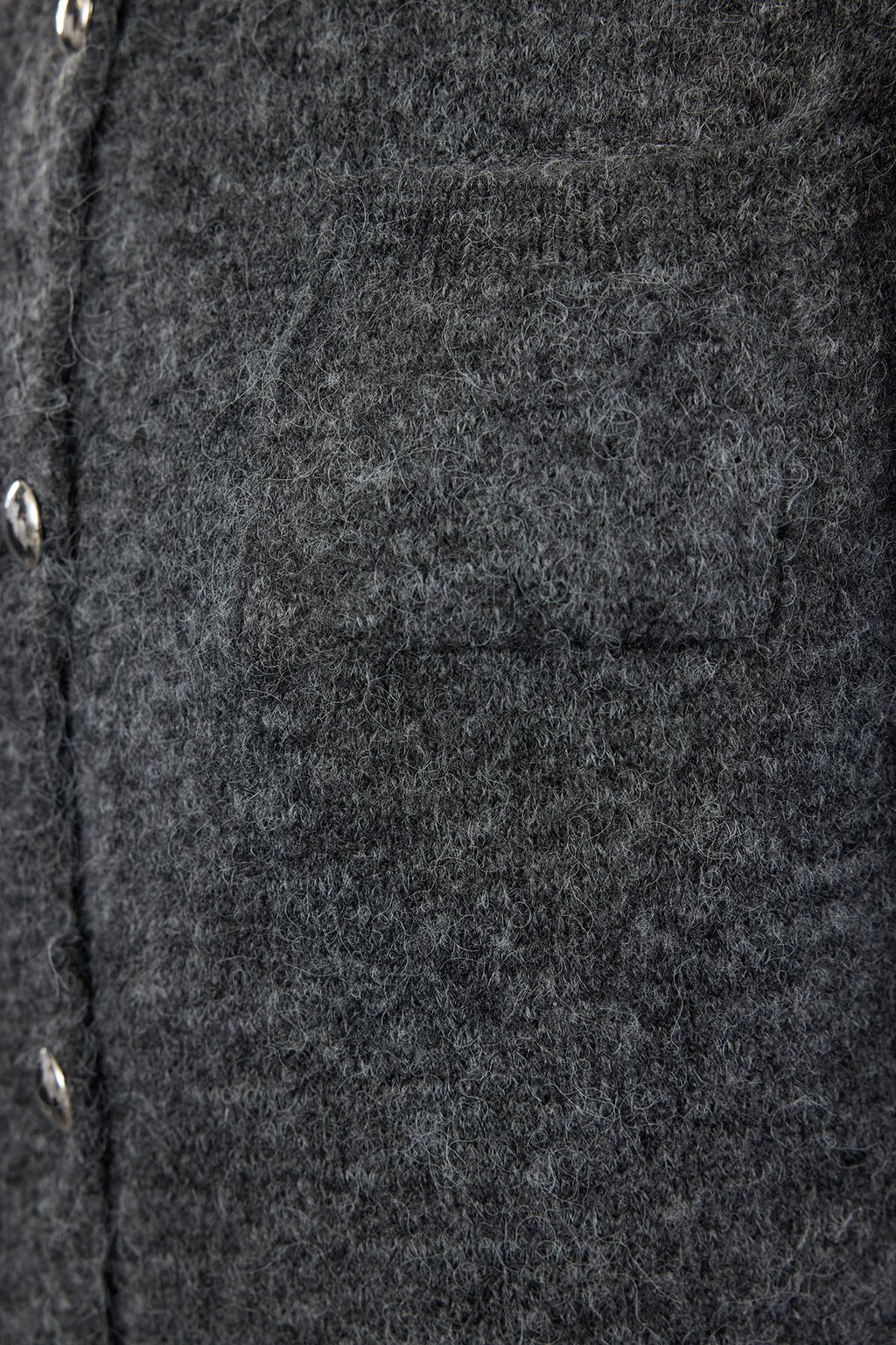 Antrasit Mini Boy Triko Yunlu Elbise TWOAW25EL00018 - Trendyolmilla фото 4