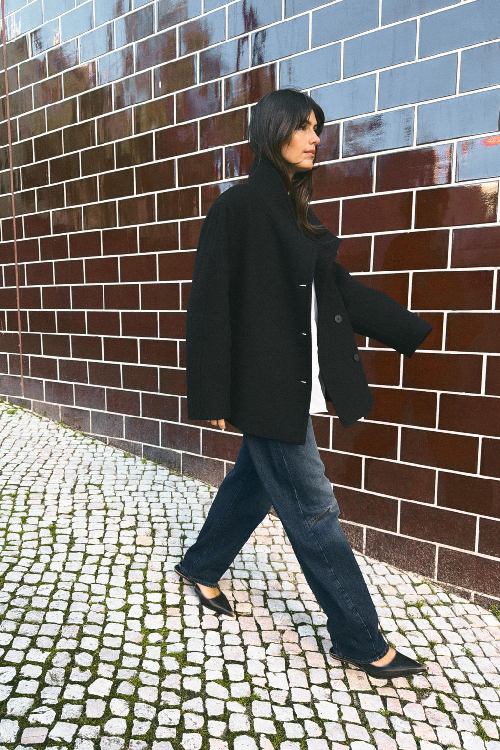 SHORT COAT WITH WOOL AND HIGH NECK - Zara фото 5