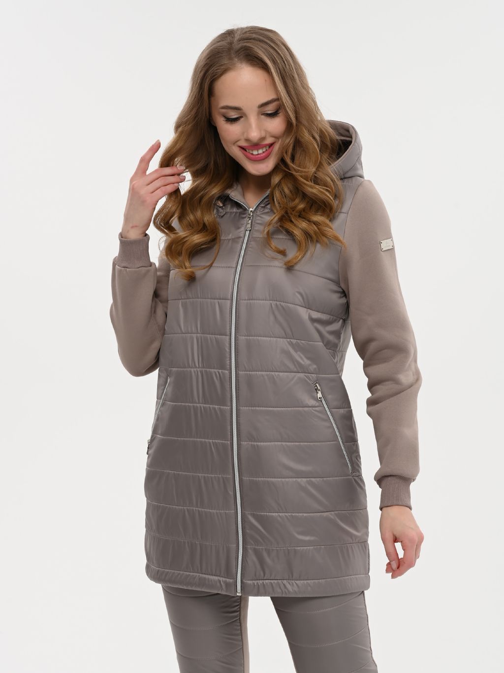 Толстовка  футер с плащевкой - А+б коллекция фото 8