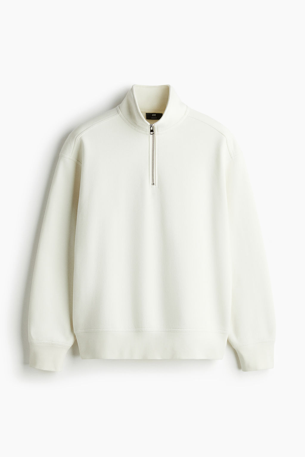 Sudadera con media cremallera Loose Fit - H&m фото 3