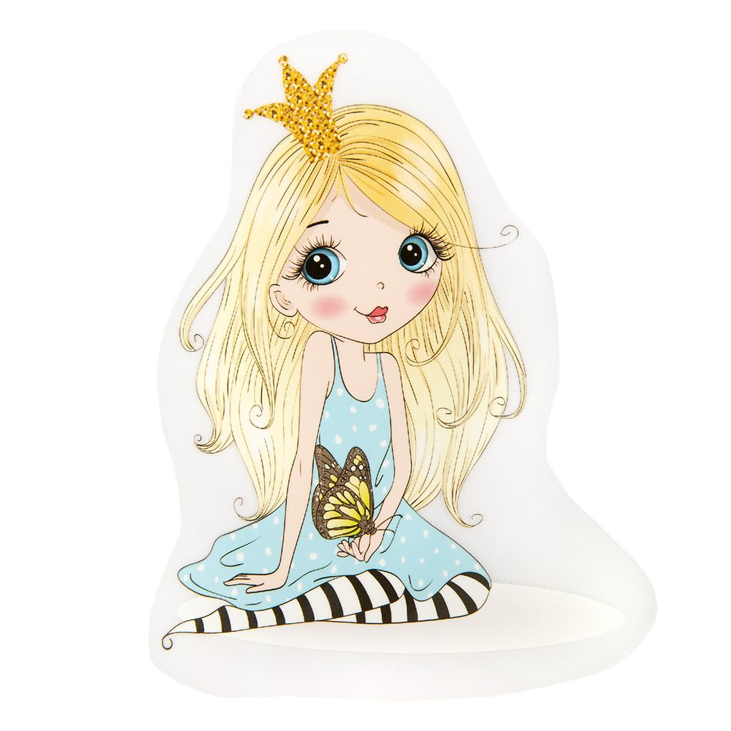 "Gamma" "M" №01 Термотрансфер 1 шт M-020 девочка с бабочкой 13х9 см