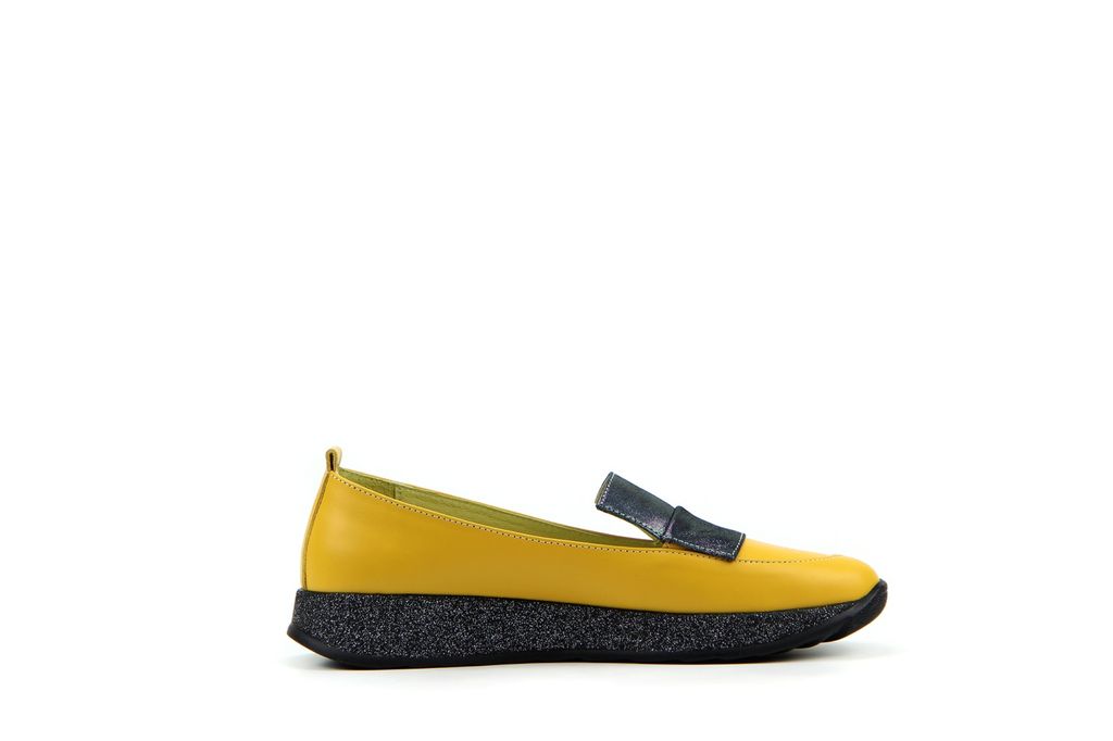 Лоферы EDART 118.157 bl. yellow  фото 4