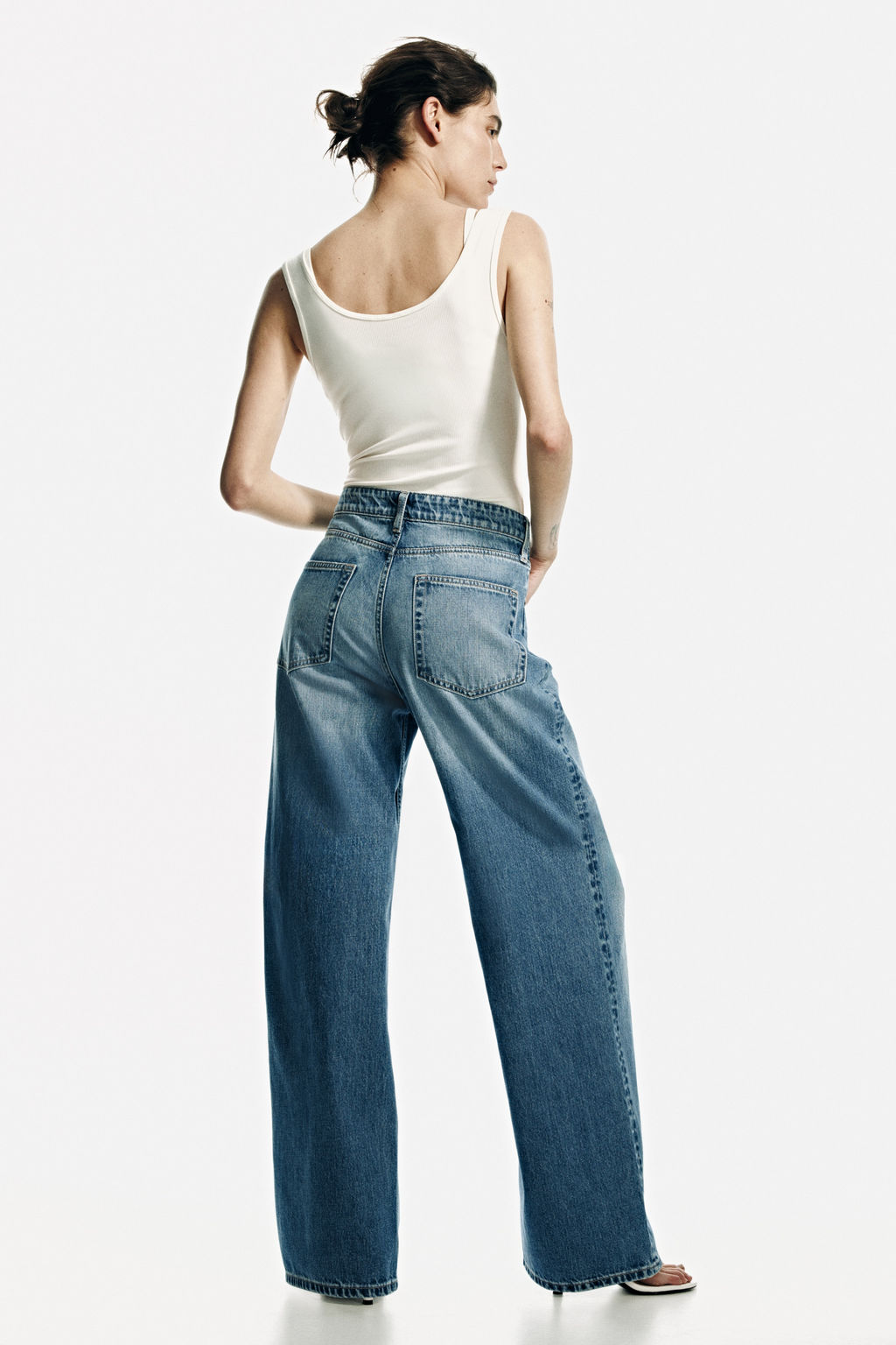 Baggy Regular Waist Jeans - H&m фото 11