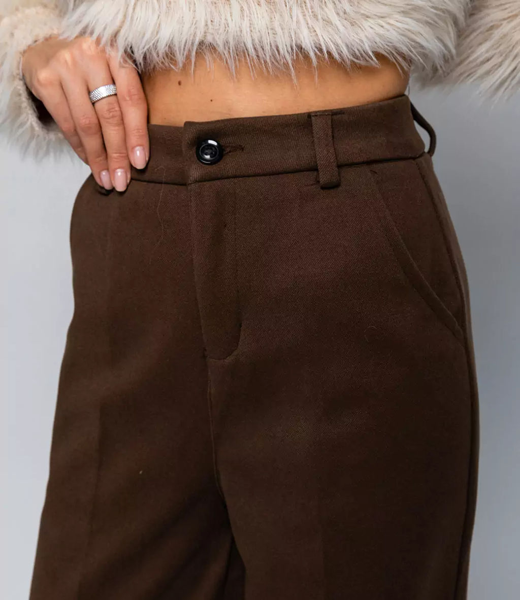 Брюки #КТ1982 (1), коричневый