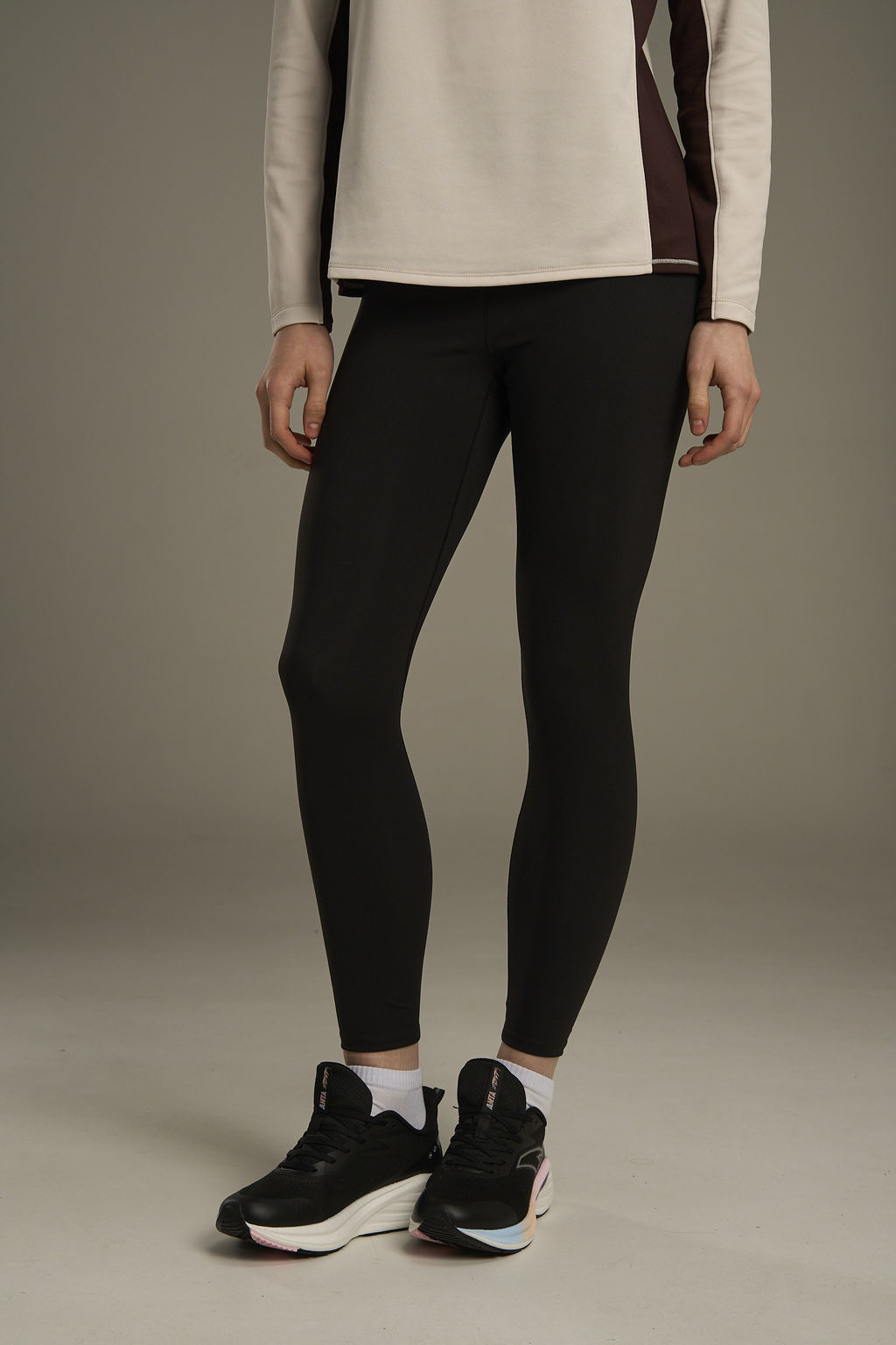 Тайтсы Черный ANTA RUNNING Tight Pants