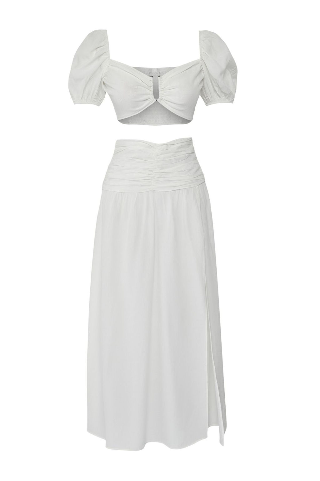 Siyah Dokuma Aksesuarl? Y?rtmacl? Bluz Etek Plaj Tak?m TBESS24AU00036 - Trendyolmilla фото 13