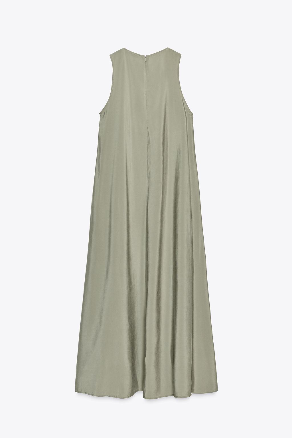 FLOWING VOLUMINOUS MIDI DRESS