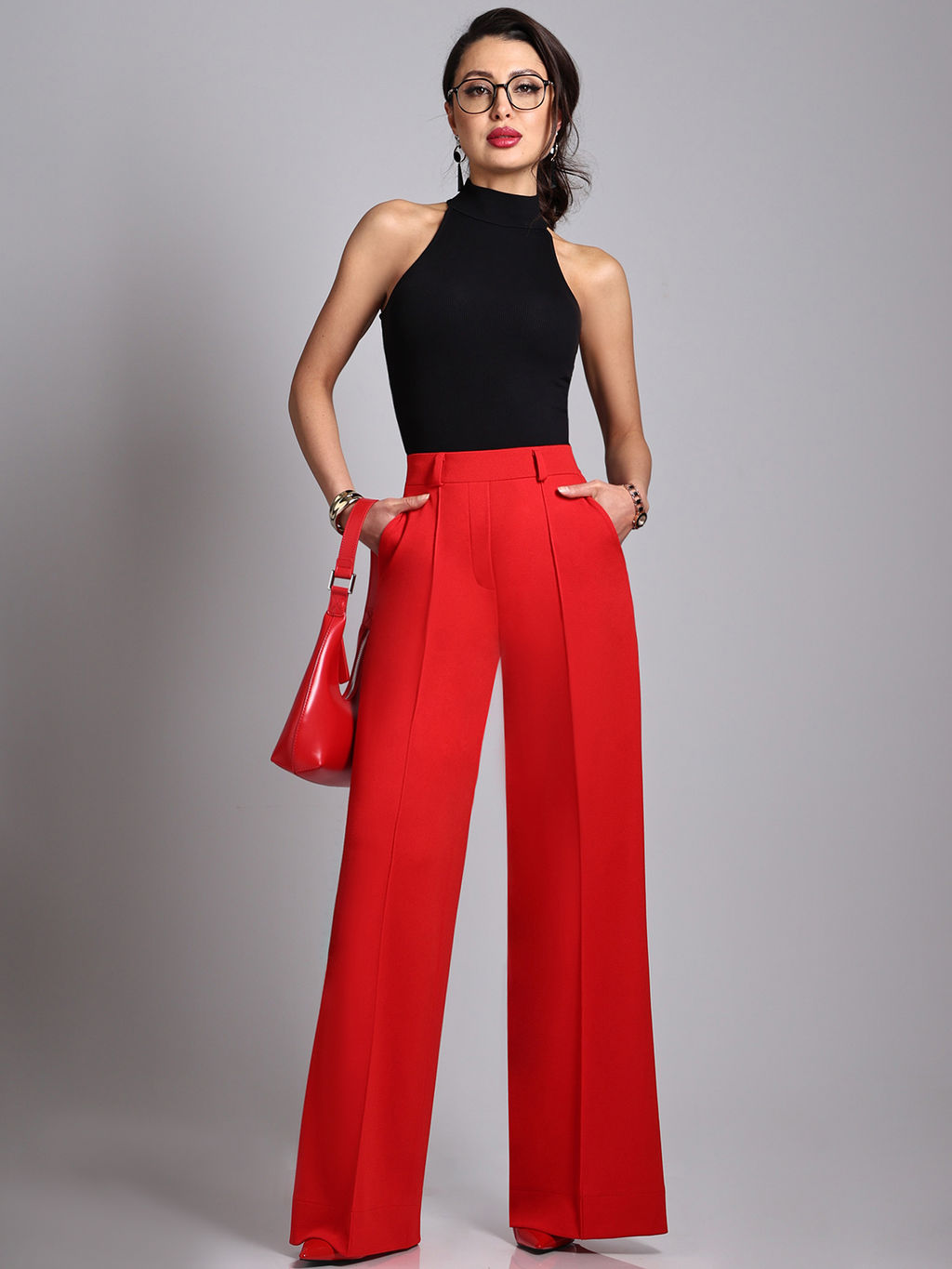 Брюки Широкие возможности, рэд