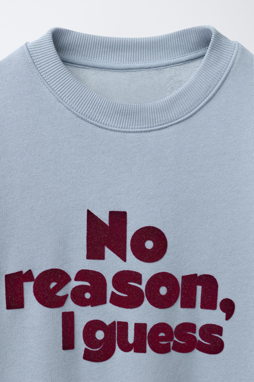FLOCKED SLOGAN SWEATSHIRT - Zara фото 3