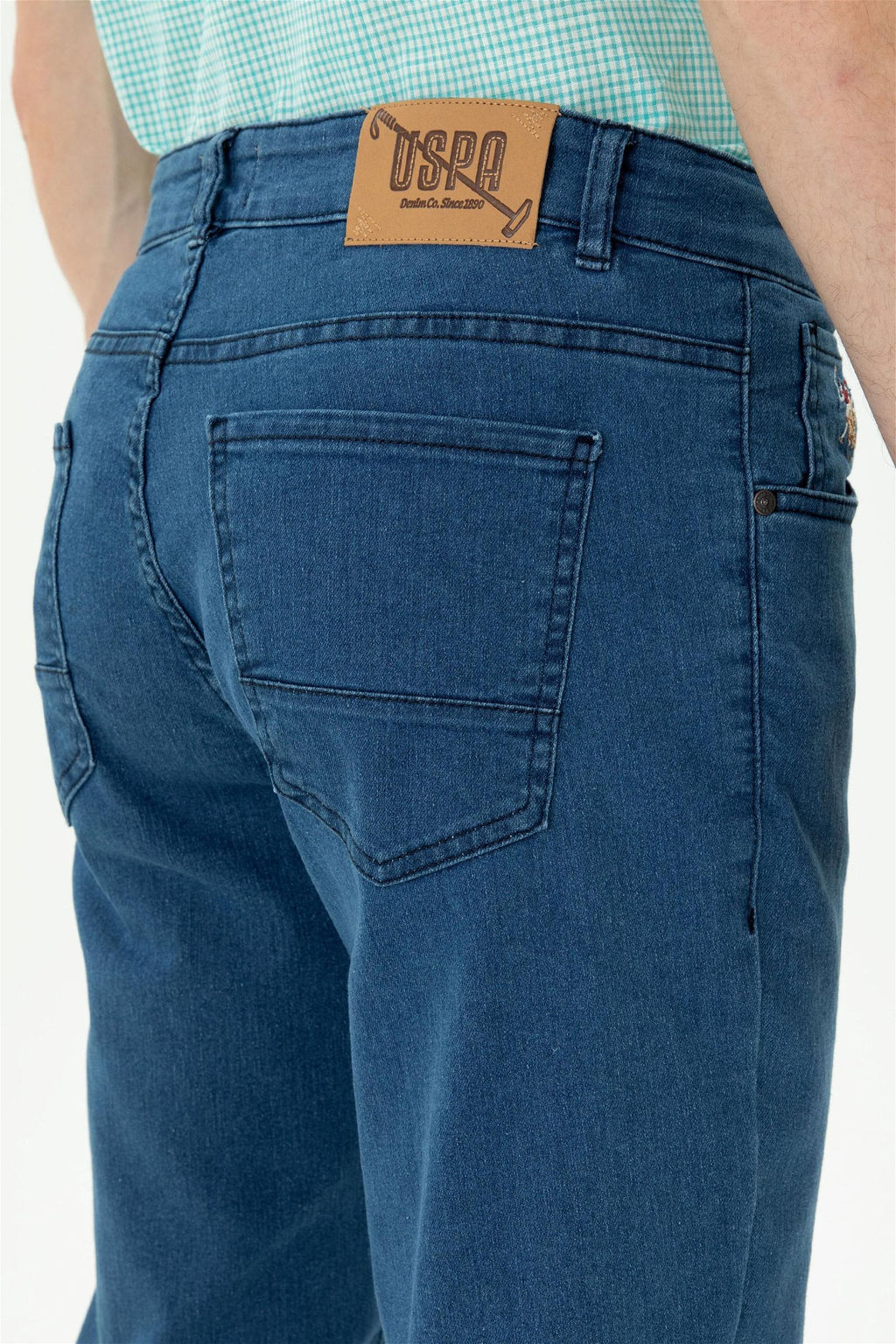 U. S. Polo Assn Мужские синие джинсовые брюки - U.s. polo assn фото 14
