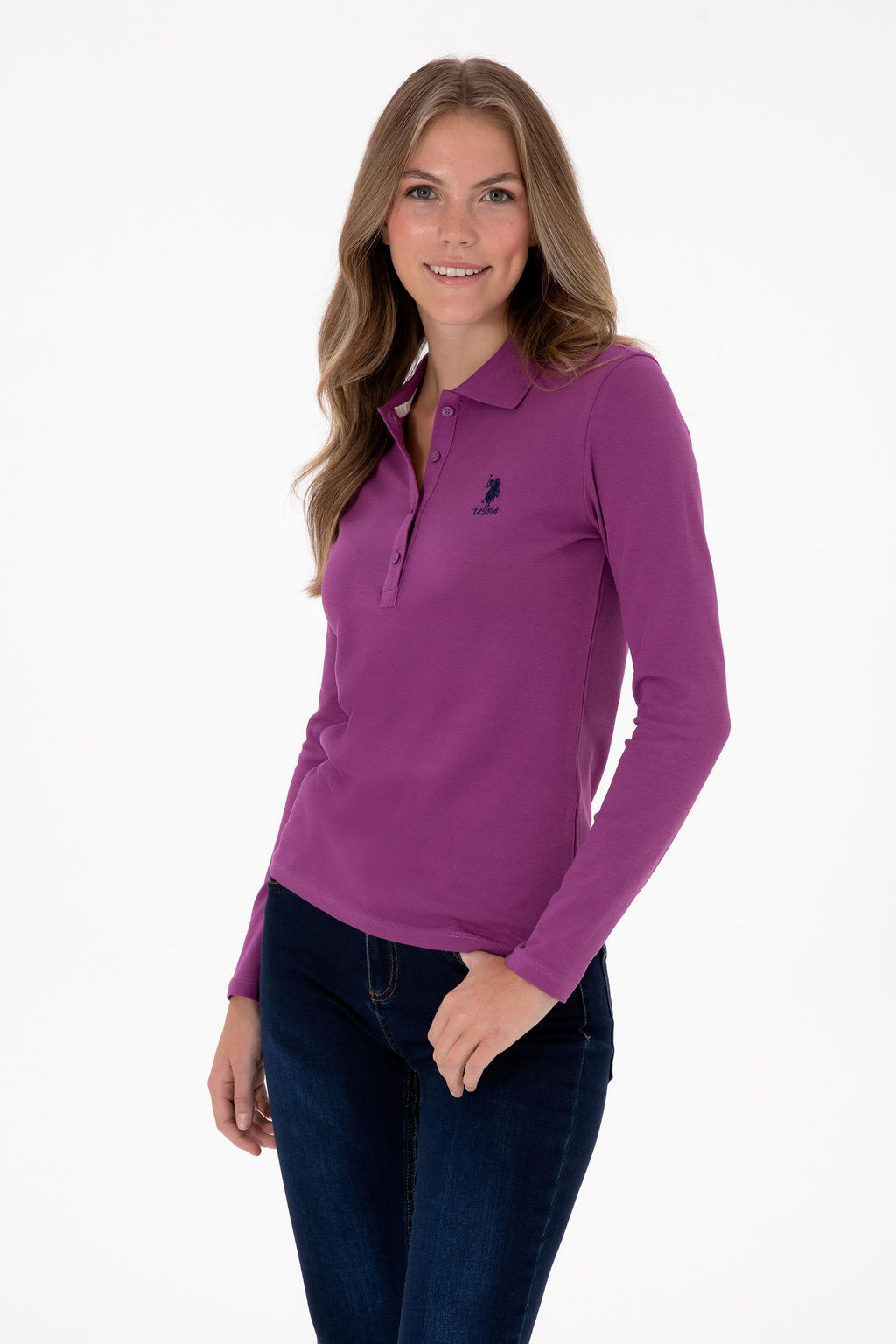Kad_n Menek_e Basic Polo Yaka Sweatsh_rt Sepette S_rpriz _ndirim - U.s. polo assn фото 3
