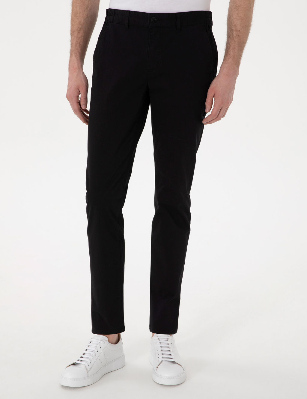 Siyah Slim Fit Kanvas Pantolon - Pierre cardin фото 2