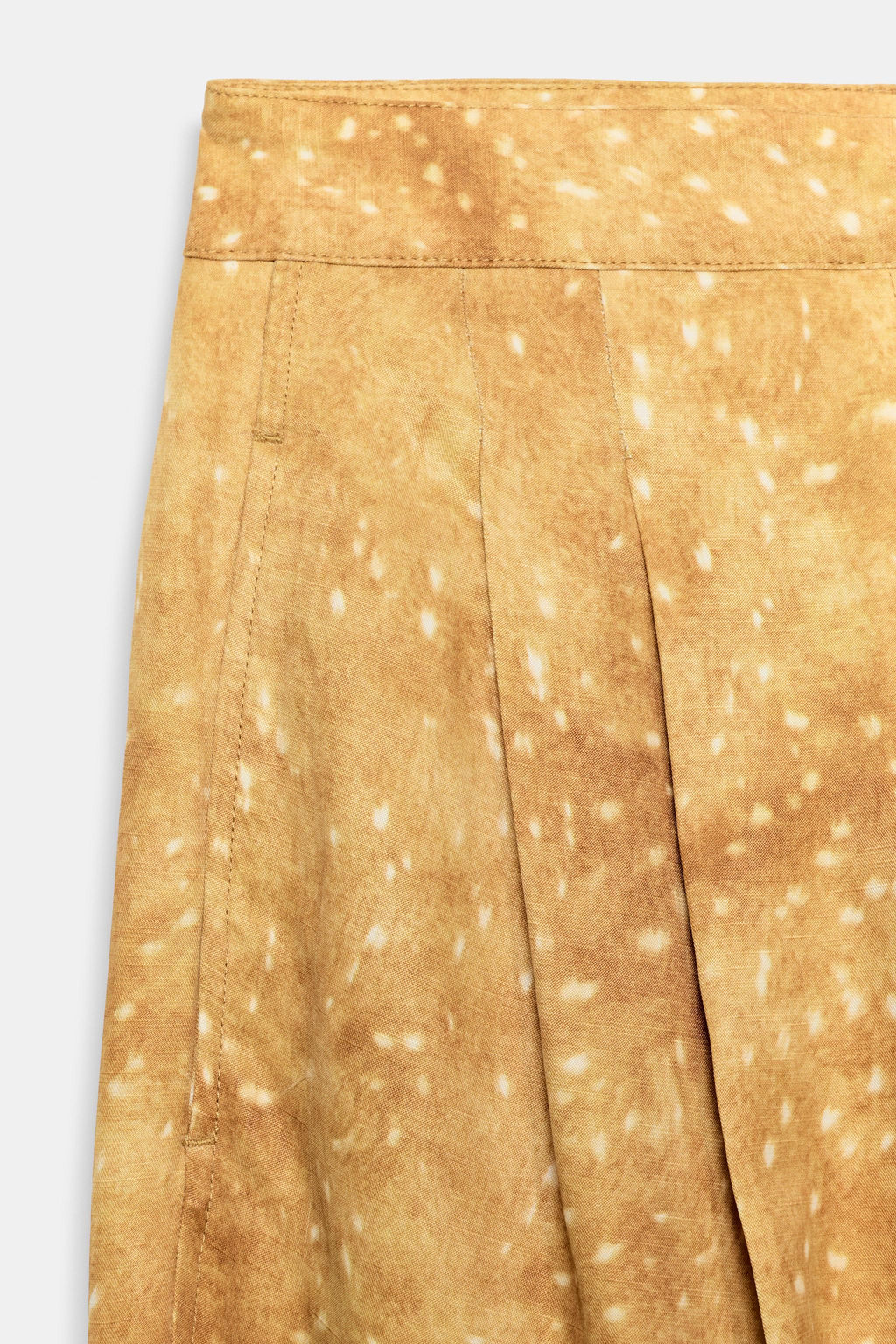 PANTAL?N ESTAMPADO ZW COLLECTION / Ocre