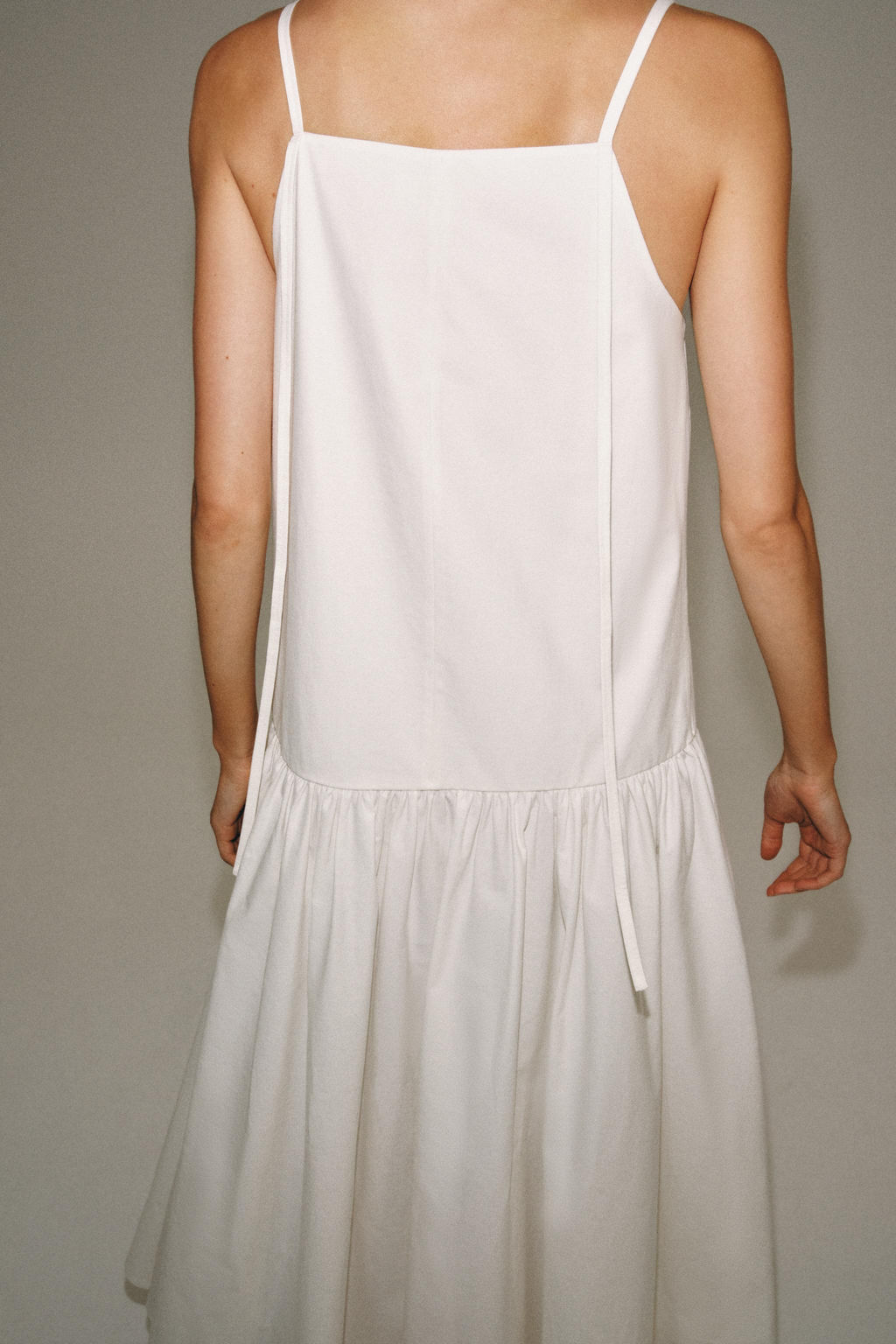 VESTIDO PLIEGUES ZW COLLECTION / Blanco - Zara фото 3